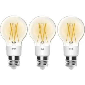 Yeelight LED žiarovka En.trieda 2021: A ++ (A ++ - E) Smart Bulb Set 3F  E27 6 W teplá biela