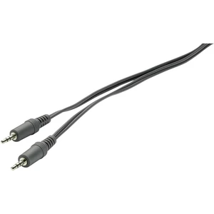 SpeaKa Professional SP-1301344 jack audio prepojovací kábel [1x jack zástrčka 3,5 mm - 1x jack zástrčka 3,5 mm] 2.00 m č