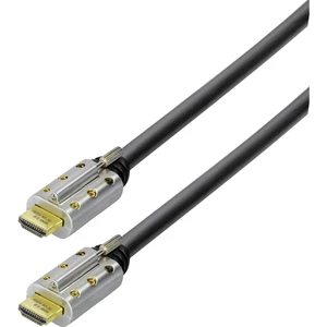 Maxtrack HDMI prepojovací kábel #####HDMI-A Stecker, #####HDMI-A Stecker 10.00 m čierna C 505-10 L podpora HDMI, tienený