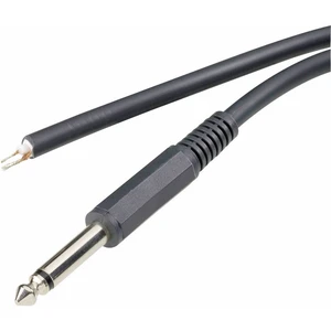 BKL Electronic 1101055 jack konektor 6.35 mm  -  čiernobiela Pólov:2 1 ks