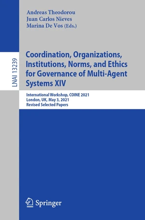 Coordination, Organizations, Institutions, Norms, and Ethics for Governance of Multi-Agent Systems XIV