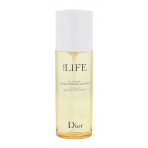 Christian Dior Hydra Life Oil To Milk 200 ml čistiaci olej pre ženy na veľmi suchú pleť; na rozjasnenie pleti