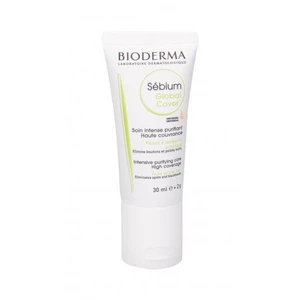 BIODERMA Sébium Global Cover 32 ml denný pleťový krém pre ženy Universal na všetky typy pleti; na mastnú pleť; na problematickú pleť s akné