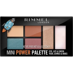 Rimmel Mini Power Palette paletka pre celú tvár odtieň 04 Pioneer 6.8 g