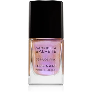 Gabriella Salvete Longlasting Enamel lak na nechty s holografickým efektom odtieň 39 Nude Pink 11 ml