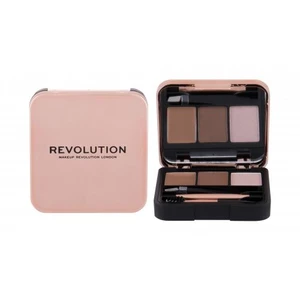 Makeup Revolution London Brow Sculpt Kit 2,2 g set a paletka na obočie pre ženy Brown