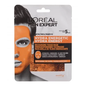 L´Oréal Paris Men Expert Hydra Energetic 1 ks pleťová maska M na všechny typy pleti; na dehydratovanou pleť; na rozjasnění pleti; na unavenou pleť