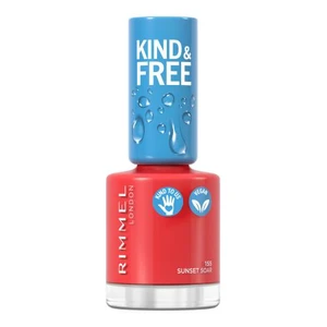 Rimmel London Kind & Free 8 ml lak na nehty pro ženy 155 Sunset Soar Rimmel London Kind & Free 8 ml lak na nehty pro ženy 155 Sunset Soar