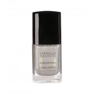 Gabriella Salvete Longlasting Enamel 11 ml lak na nehty pro ženy 18 Silver Pearl Gabriella Salvete Longlasting Enamel 11 ml lak na nehty pro ženy 18 Silver Pearl