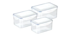 Tescoma dóza FRESHBOX 3 ks, 0,9, 1,6, 2,4 l, hluboká