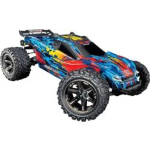 RC model auta Truggy Traxxas Rustler 4x4 VXL, střídavý (Brushless), 1:10, 4WD (4x4), RtR