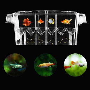 10.6inch Aquarium Tank Transparent Fish Breeding Isolation Incubator Fish Hatchery