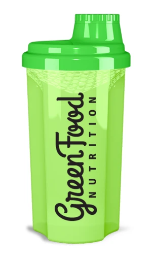 GreenFood Nutrition Shaker Transparent Green 1ks