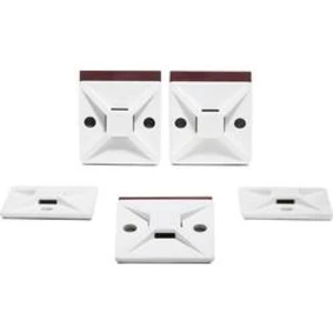 Úchytka HellermannTyton MB4APT-I-PA66-WH 151-01560, samolepicí, přírodní, 1 ks