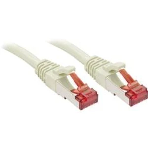 Síťový kabel RJ45 LINDY 47702, CAT 6, S/FTP, 1.00 m, šedá