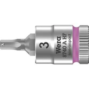 Nástrčný klíč Wera 8740 A, 3 mm, inbus, 1/4" (6,3 mm), chrom-vanadová ocel 05003332001