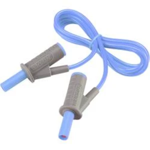 VOLTCRAFT MSB-501 bezpečnostní měřicí kabely [lamelová zástrčka 4 mm - lamelová zástrčka 4 mm] modrá, 1.00 m