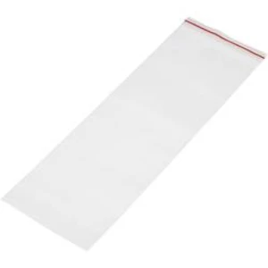 Uzavíratelný sáček bez popisných štítků TRU COMPONENTS (š x v) 120 mm x 170 mm, polyetylén, transparentní
