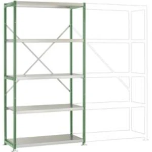 Základní modul regálu oddělení Manuflex RP1018.6011, (š x v x h) 1030 x 2000 x 400 mm