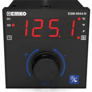 2bodový, P, PI, PD, PID termostat Emko ESM-9944-N.2.20.0.1/01.00/1.0.0.0, typ senzoru Pt100, J , K, R , S , -200 do 1700 °C, relé 7 A, relé 5 A