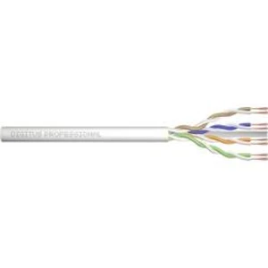 Ethernetový síťový kabel CAT 6 Digitus DK-1613-P-305, U/UTP, šedá, 305 m