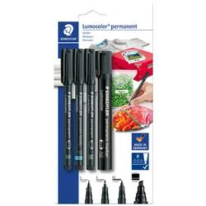 Staedtler Lumocolor 60 BK-6 permanentní popisovač , černá