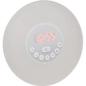 Quartz budík TFA Dostmann Wake-Up Light 60.2019.02, bílá
