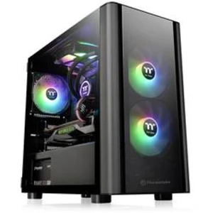 PC skříň micro tower Thermaltake V150 TG, černá