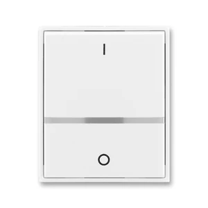 ABB Element,Time kryt vypínače č.2S bílá/bílá 3558E-A00655 03 s průzorem
