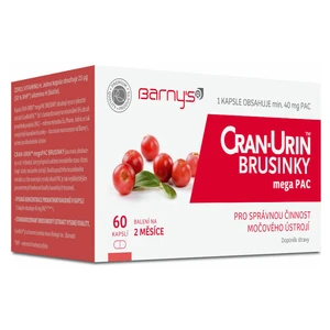 BARNY´S Cran-Urin megaPAC brusinky 60 kapslí