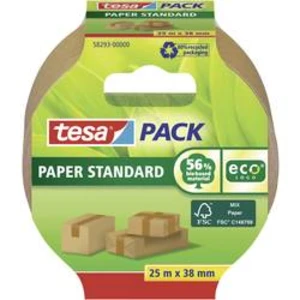 Balicí lepicí páska tesa STANDARD ecoLogo® 58293, (d x š) 25 m x 38 mm, kaučuk, hnědá, 1 ks