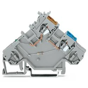 Svorka pro iniciační prvky WAGO 280-564/281-483, osazení: L, pružinová svorka, 5 mm, šedá, 10 ks