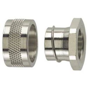 Koncový uzávěr rovná HellermannTyton SC16-PC 166-30502, 13 mm, kov, 1 ks