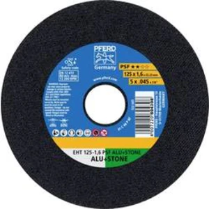 Řezný kotouč rovný PFERD 61819021, EHT 125-1,6 PSF ALU+STONE Průměr 125 mm 25 ks