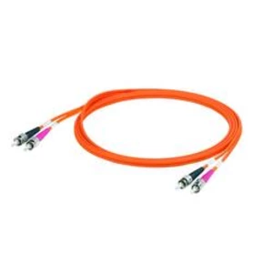 Optické vlákno kabel Weidmüller 8876370200 [1x ST zástrčka - 1x ST zástrčka], 20.00 m, oranžová