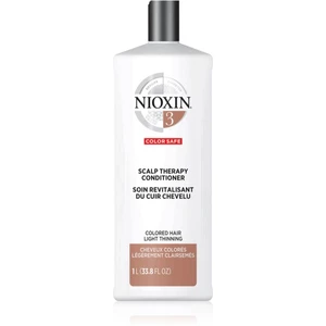Nioxin System 3 Color Safe hydratační a vyživující kondicionér pro snadné rozčesání vlasů 1000 ml