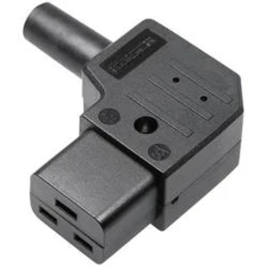 Úhlová síťová IEC zásuvka C19 Kaiser, 250 V, 16 A, 736/sw/C
