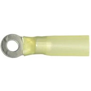 Kulaté kabelové oko Vogt Verbindungstechnik 3660ah, průřez 6 mm², průměr otvoru 6.5 mm, částečná izolace, žlutá, 1 ks