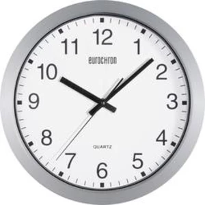 Analogové nástěnné hodiny Eurochron EQWU 880, 30 cm, stříbrná