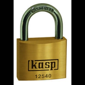 Visací zámek na klíč Kasp K12520A2, 20 mm, zlatožlutá