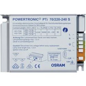 OSRAM kompaktní EVG Vhodné pro vysokotlaká výbojka 70 W (1 x 70 W) pro montáž svítidla, kovové pouzdro