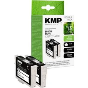 KMP Ink náhradní Epson T1291 kompatibilní Dual černá E125D 1617,0021