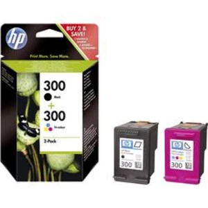 HP Inkoustová kazeta 300 originál kombinované balení černá, azurová, purppurová, žlutá CN637EE