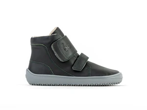 Dětské zimní barefoot boty Be Lenka Panda - Charcoal Black 35