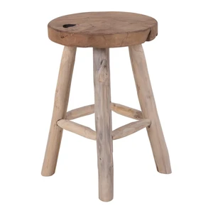 Tíková stolička so 4 nohami House Nordic Badia, ø 30 cm