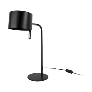 Čierna stolová lampa Leitmotiv Shell, výška 45 cm