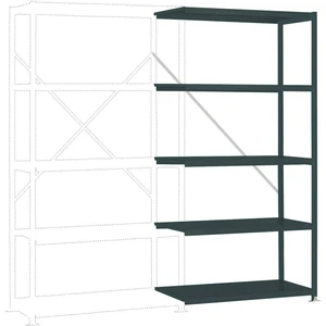 Manuflex RP1154.7016 prístavný modul regálu oddelenia  (š x v x h) 1000 x 2000 x 600 mm    oceľová podlaha