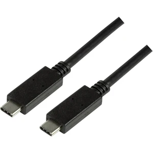 LogiLink #####USB-Kabel #####USB 3.2 Gen1 (USB 3.0 / USB 3.1 Gen1) #####USB-C™ Stecker, #####USB-C™ Stecker 1.00 m čiern