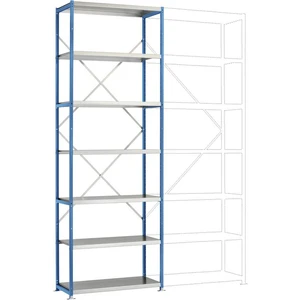 Manuflex RP1621.5012 základný modul regálu oddelenia  (š x v x h) 1030 x 3000 x 300 mm    oceľová podlaha