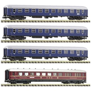 Fleischmann 881910 N Súprava 4 diaľkových osobných vozňov „Hans Sachs“ DB